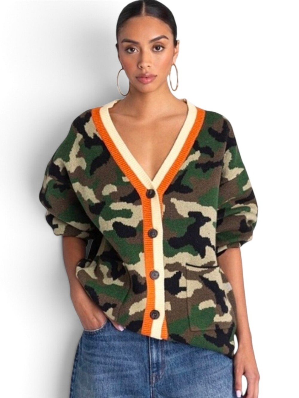 KBB by KAHLANA OVERSIZED 'The Slouchy Cardigan' Small